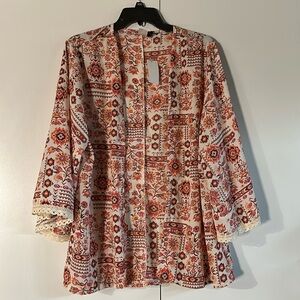 {NWT} DISCREET floral cardigan